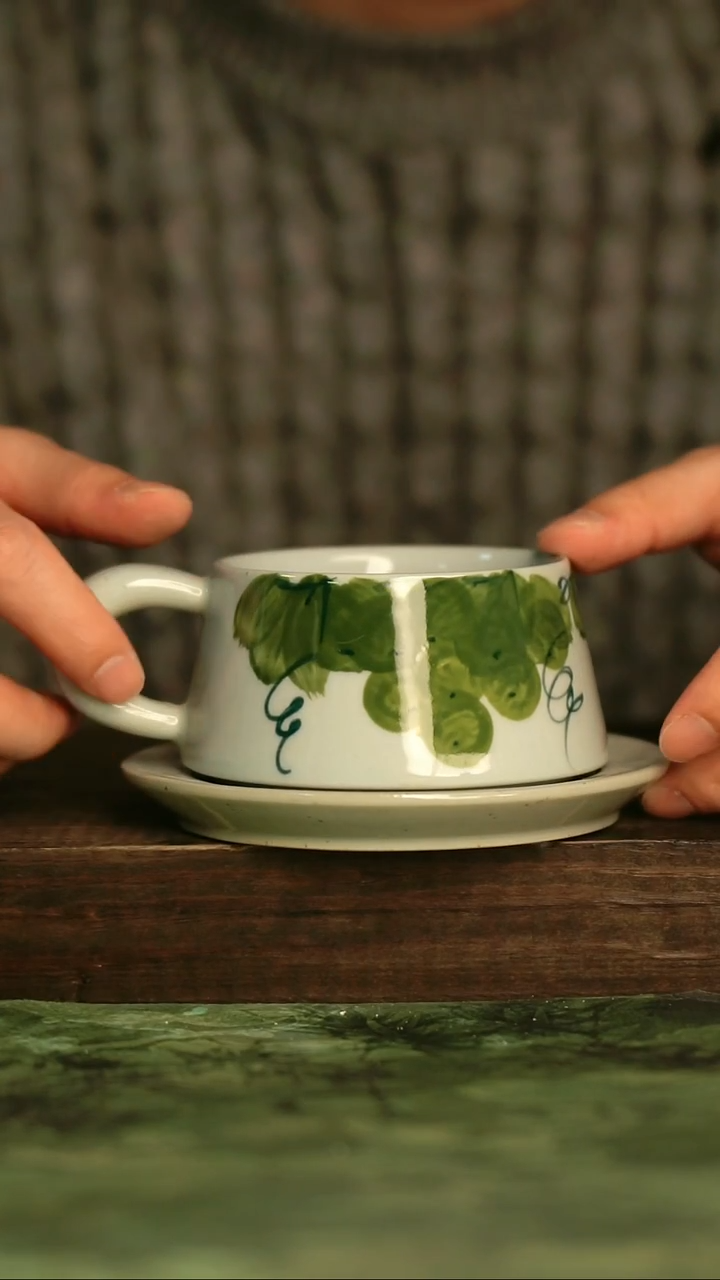 手工手绘瓷器青诗集手工手绘瓷器