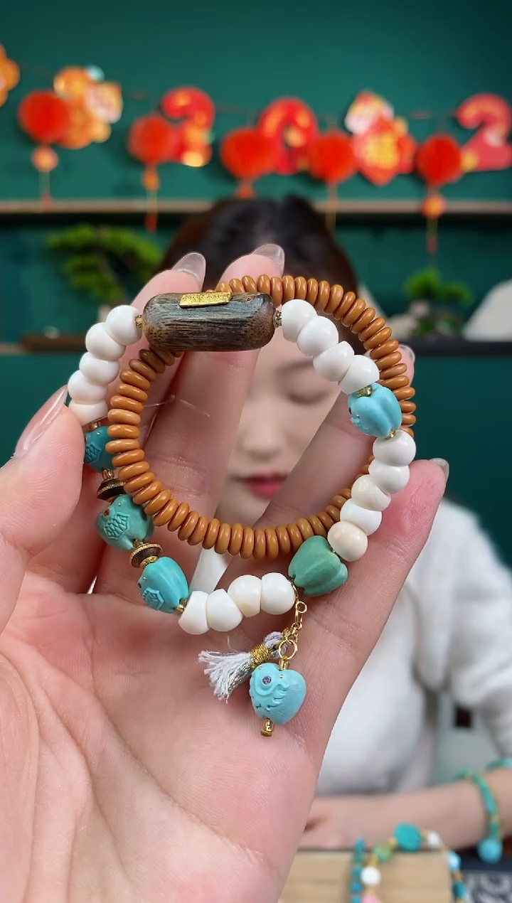 【闪购商品】橄榄核吊坠设计款搭配