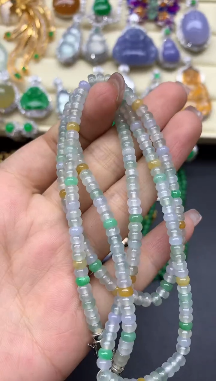 颈饰未镶嵌翡翠152-中国好珍宝