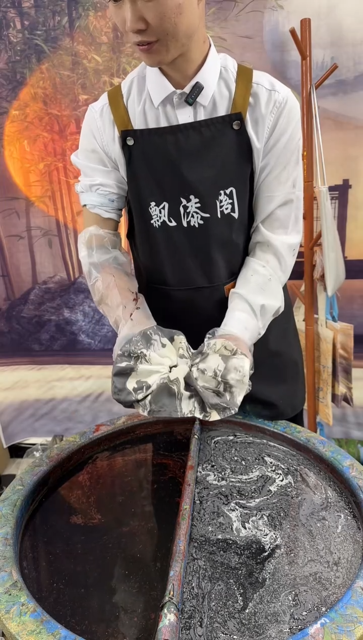 大肠发圈现场制作B741