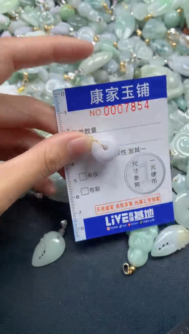 颈饰未镶嵌翡翠7854