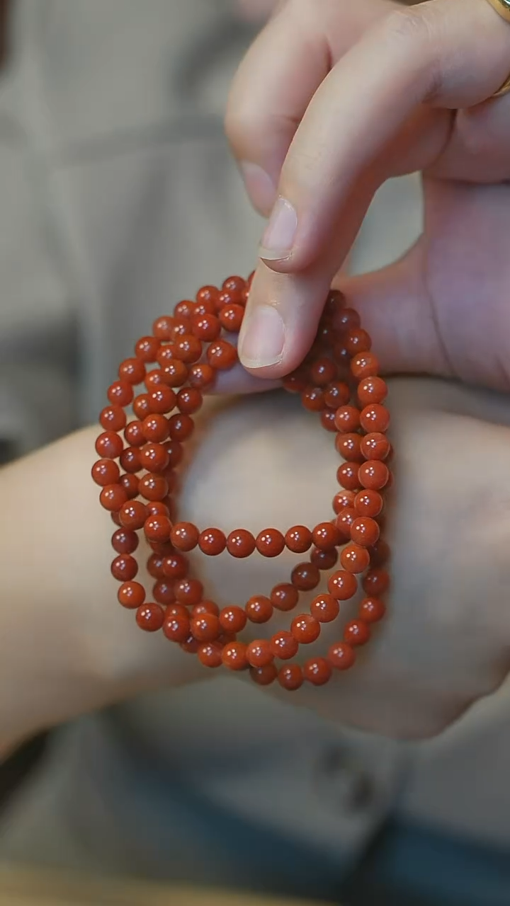 项链未镶嵌南红玛瑙AA/5.5mm南红项链