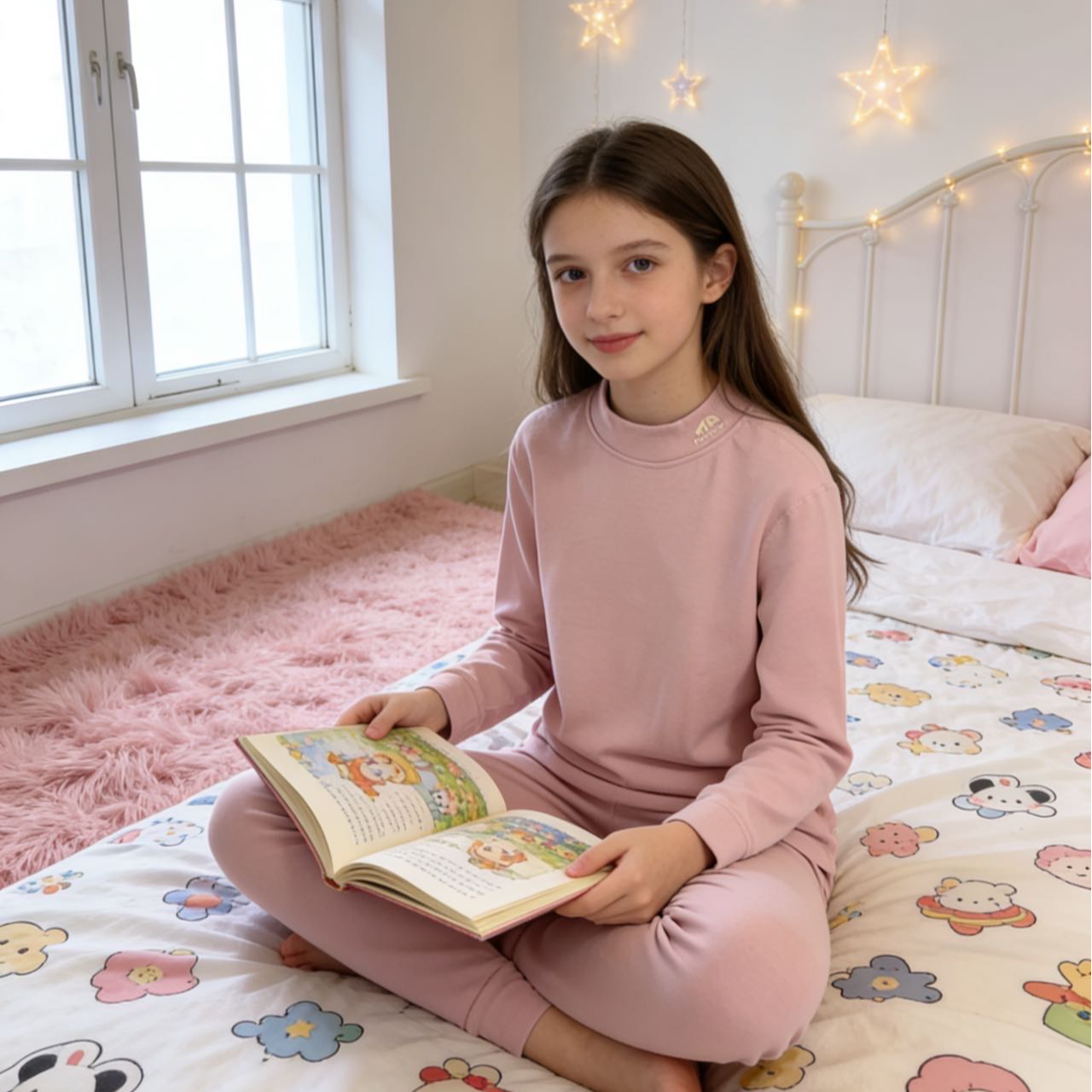 84128高端专享秋冬季家居服套装紫红