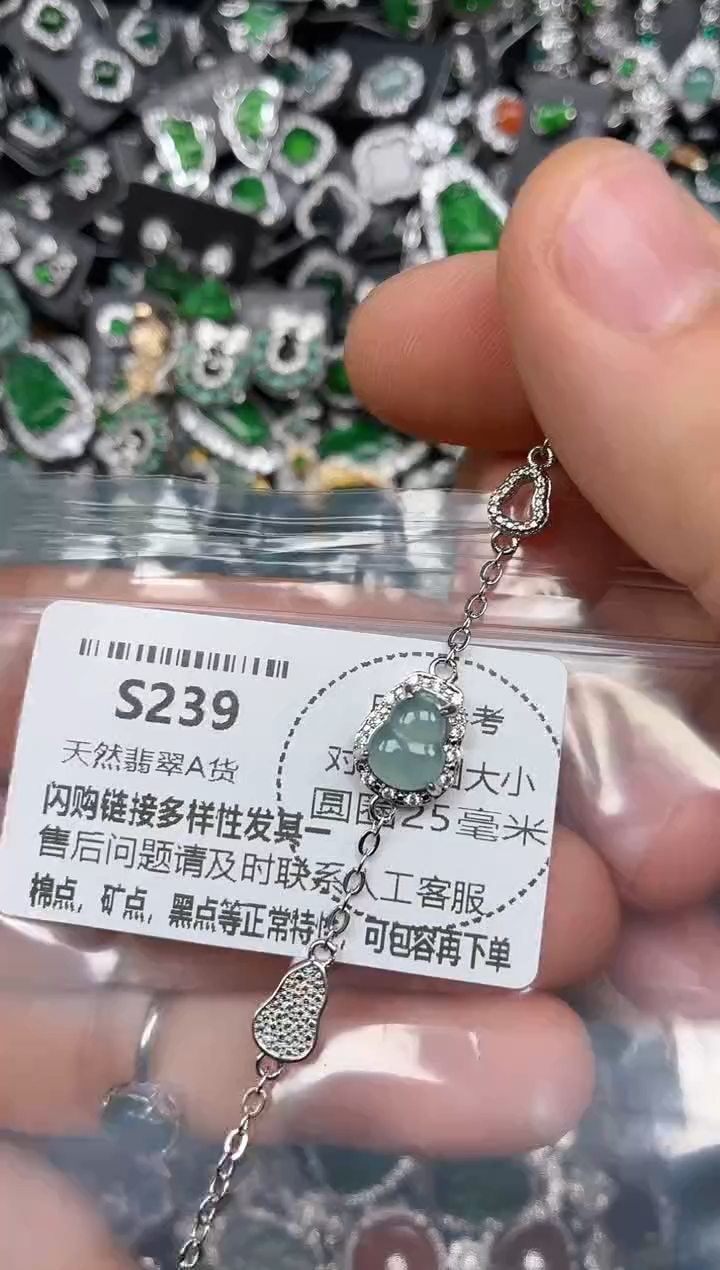 颈饰未镶嵌翡翠S239手链