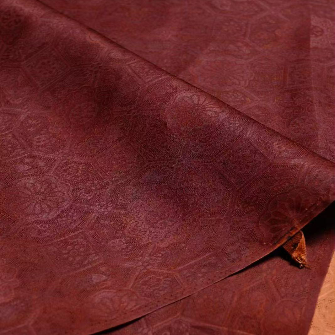 传统铁木机织六经绞罗（确认好花型米数再下单）一份是0.5米