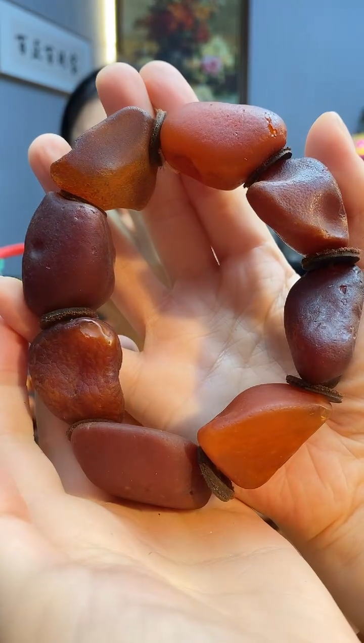 手链琥珀未镶嵌手串