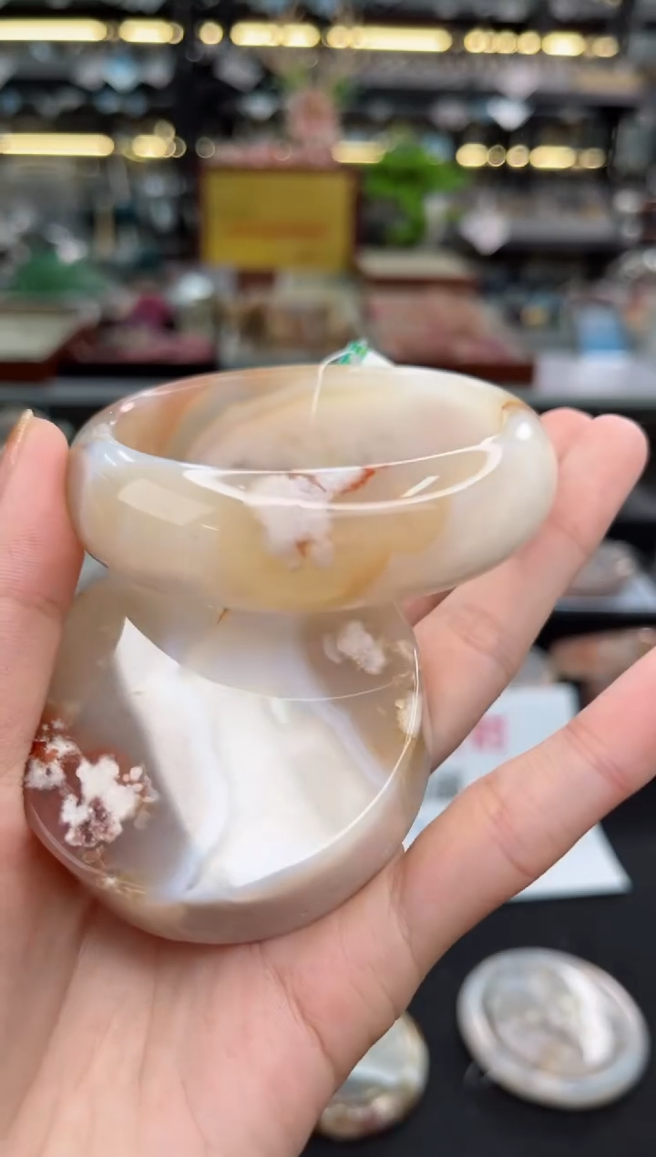 【闪购商品】石英质玉手镯未镶嵌59圈口（赠品镯心）1569203