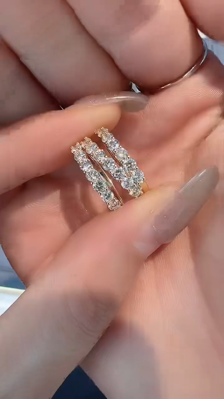 【闪购商品】钻石戒指/指环18K金镶嵌多样性发一