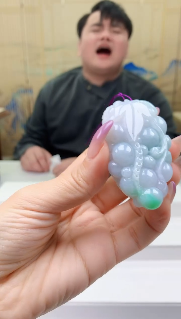 【闪购商品】定制翡翠未镶嵌5060ty-毛货挂件155