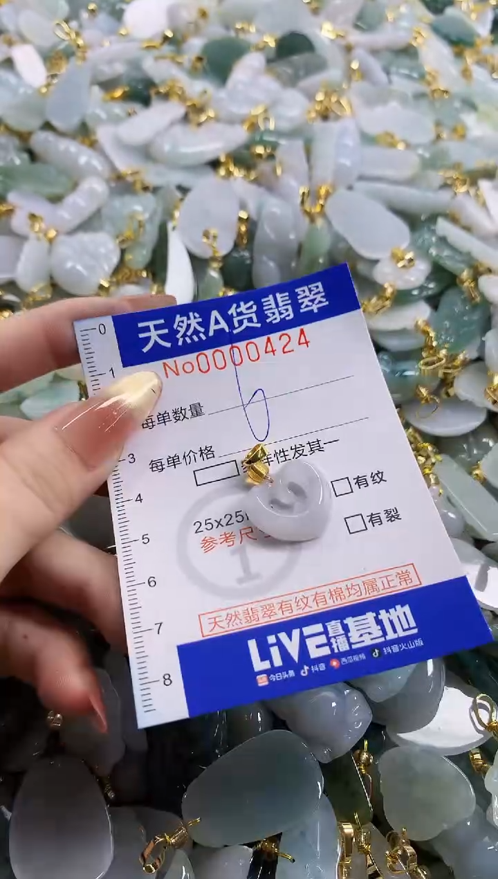 颈饰未镶嵌翡翠天然A货翡翠