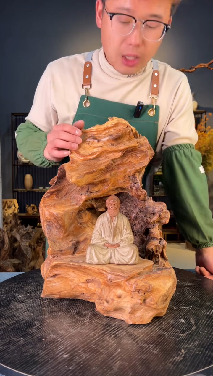 【闪购商品】木卢师傅根艺作品(不包含人物摆件）
