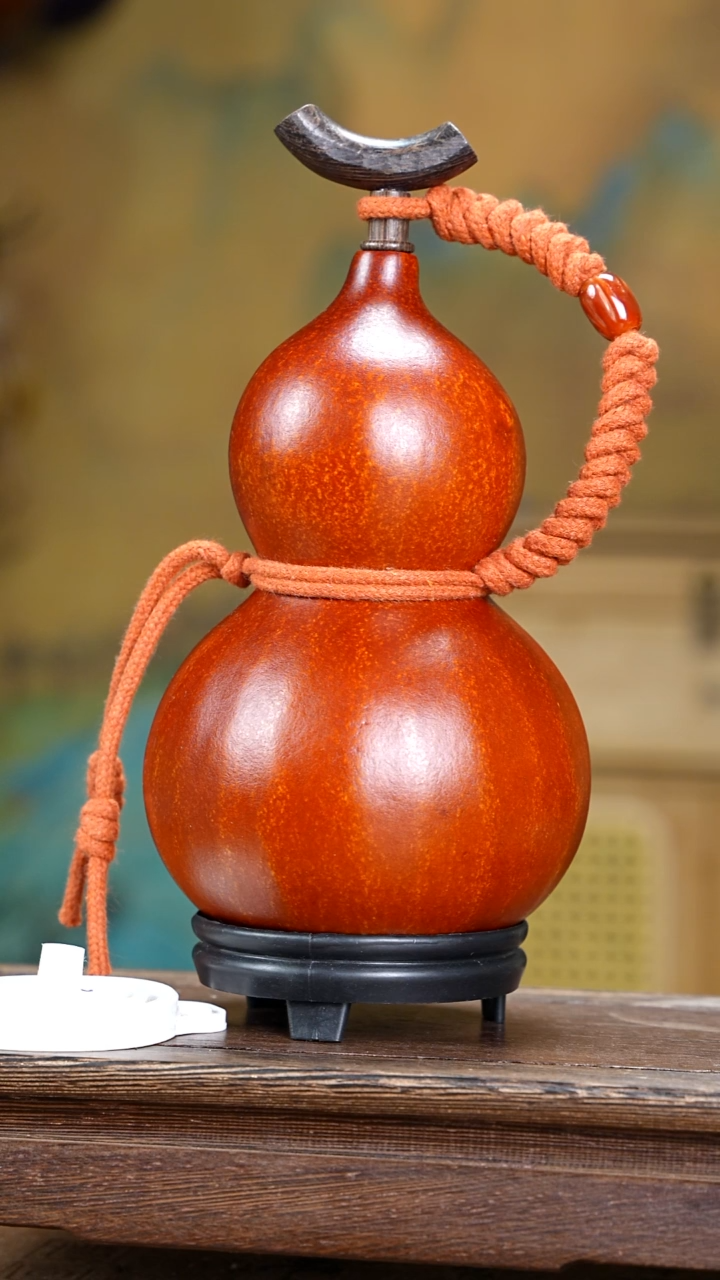 WD101简约大漆款天然酒葫芦（一物一拍）