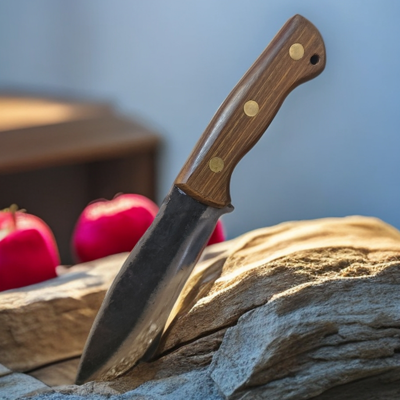 【中直】炮弹钢锻打户外生存纯手工简约野外便携工具户外刀刀具