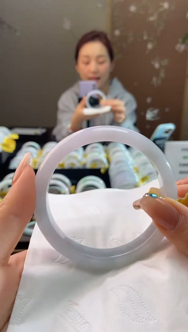 未镶嵌手镯翡翠安***子62.3圈口t