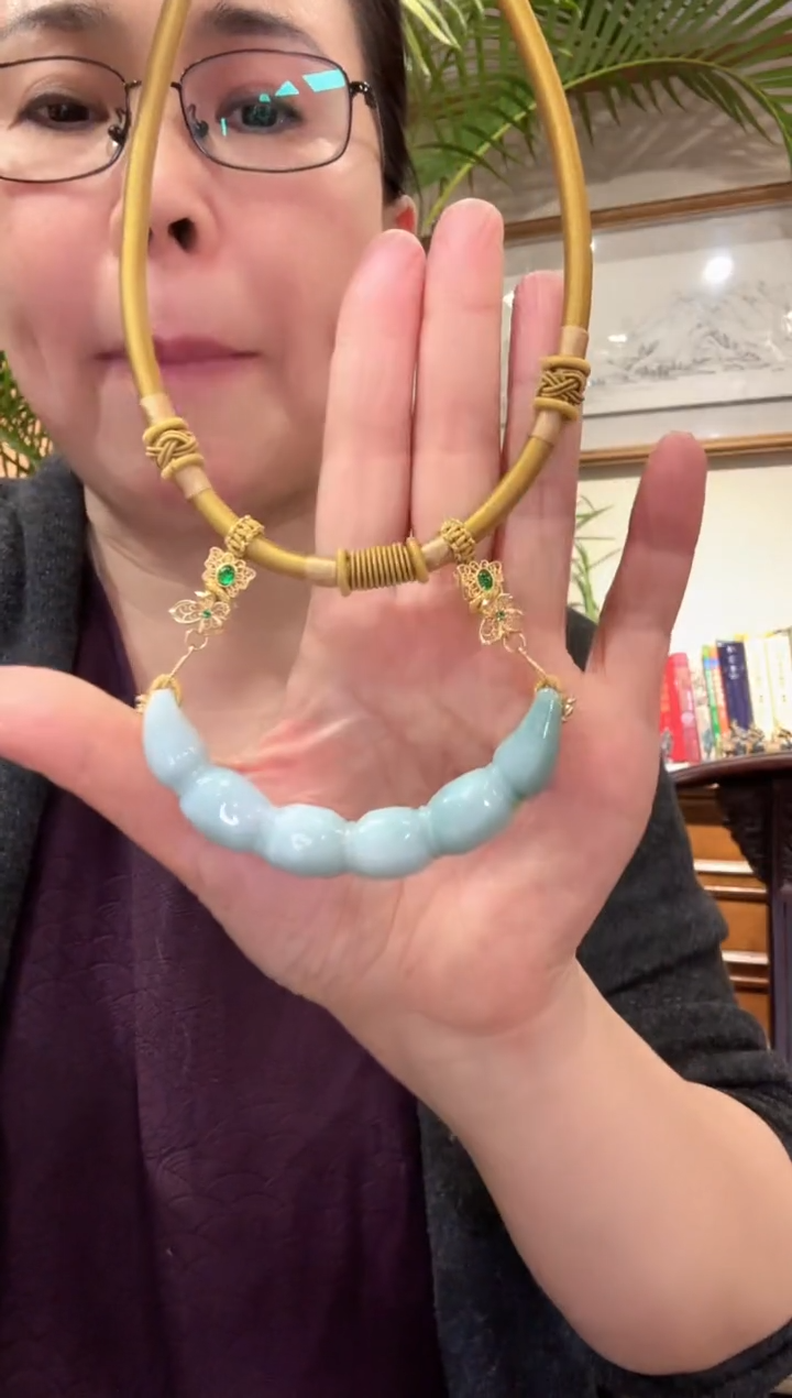 【闪购商品】翡翠颈饰未镶嵌国风