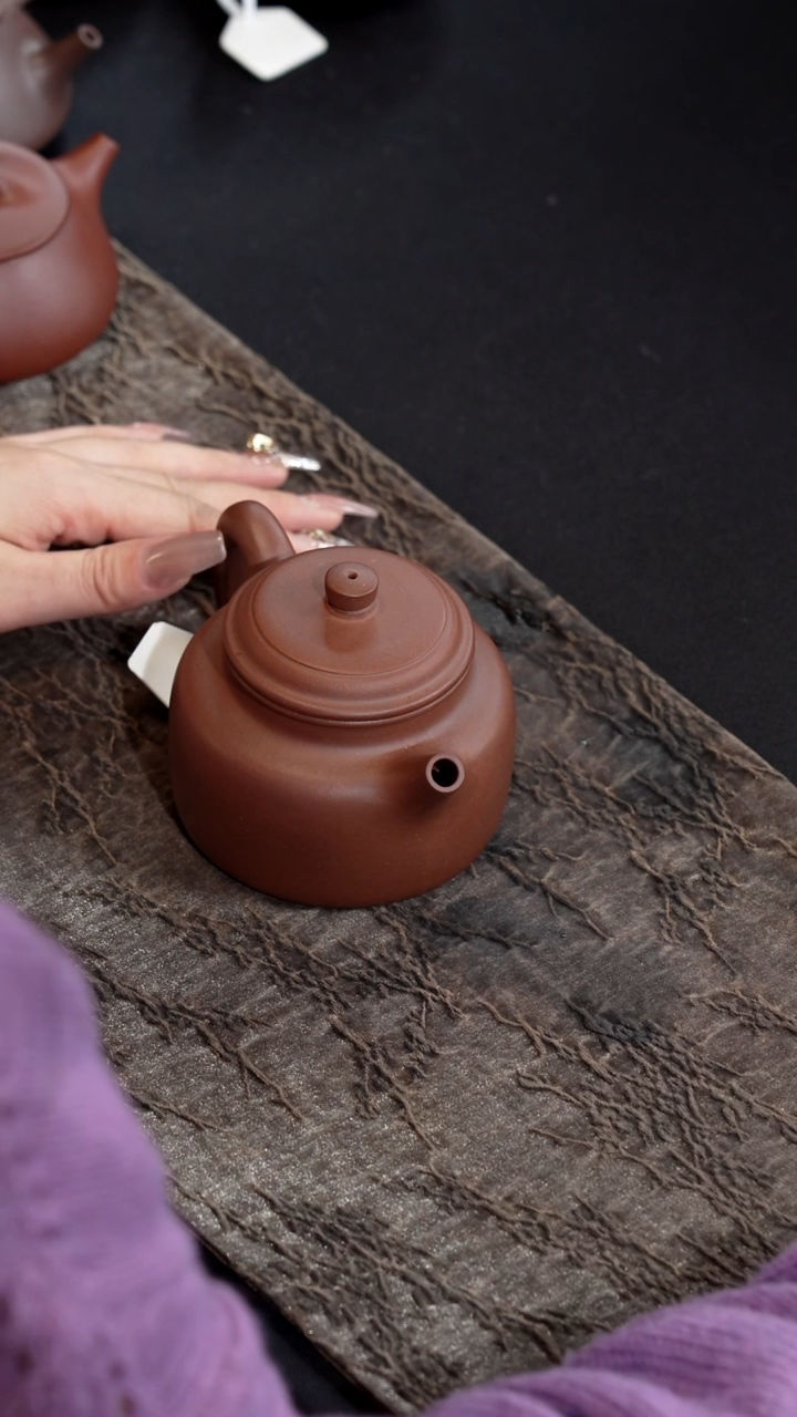 【闪购商品】紫砂茶壶250cc底槽清德钟壶