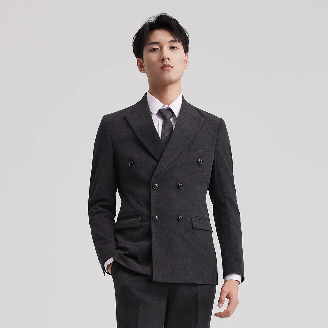 新郎结婚西服套装商务休闲职业正装西装男士大码韩版修身婚礼礼服