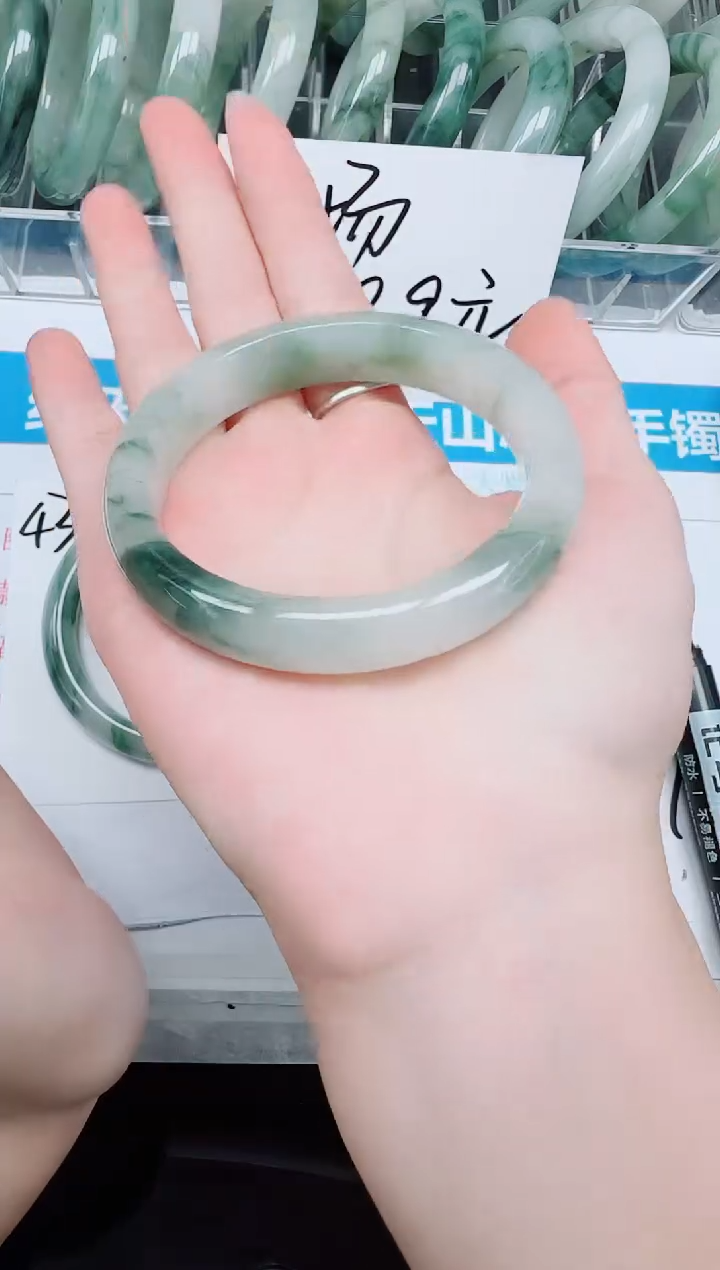 未镶嵌手镯石英质玉44-57