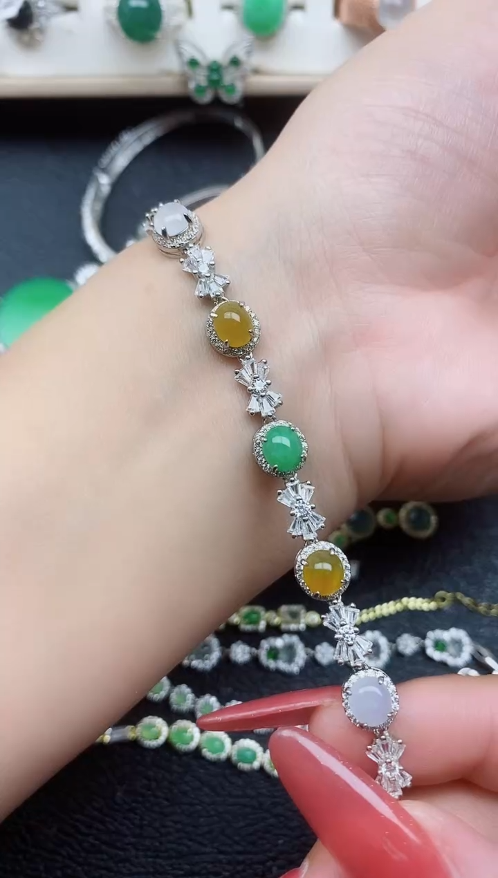 【闪购商品】翡翠戒指银S925镶嵌11111