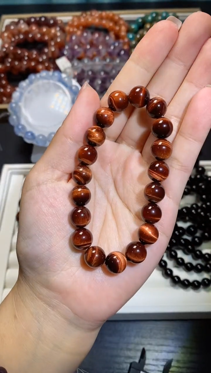 【闪购商品】水晶手串未镶嵌红虎眼