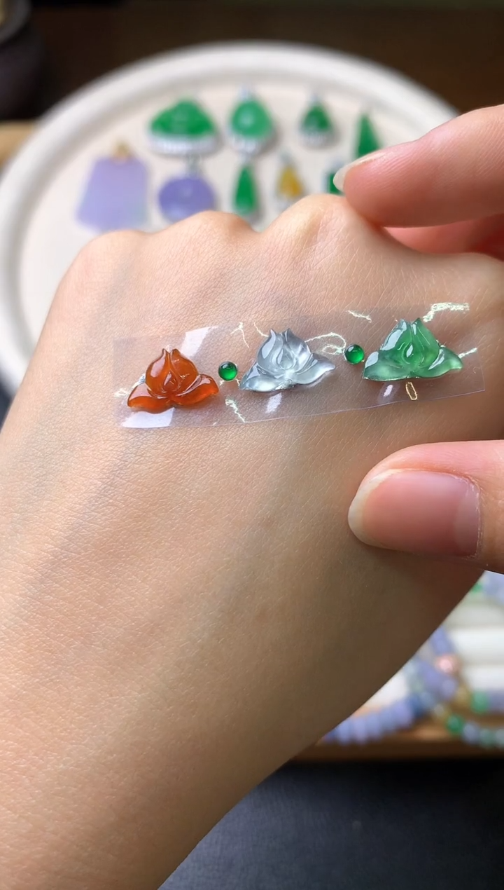 【闪购商品】定制翡翠未镶嵌裸石（镶嵌定制）