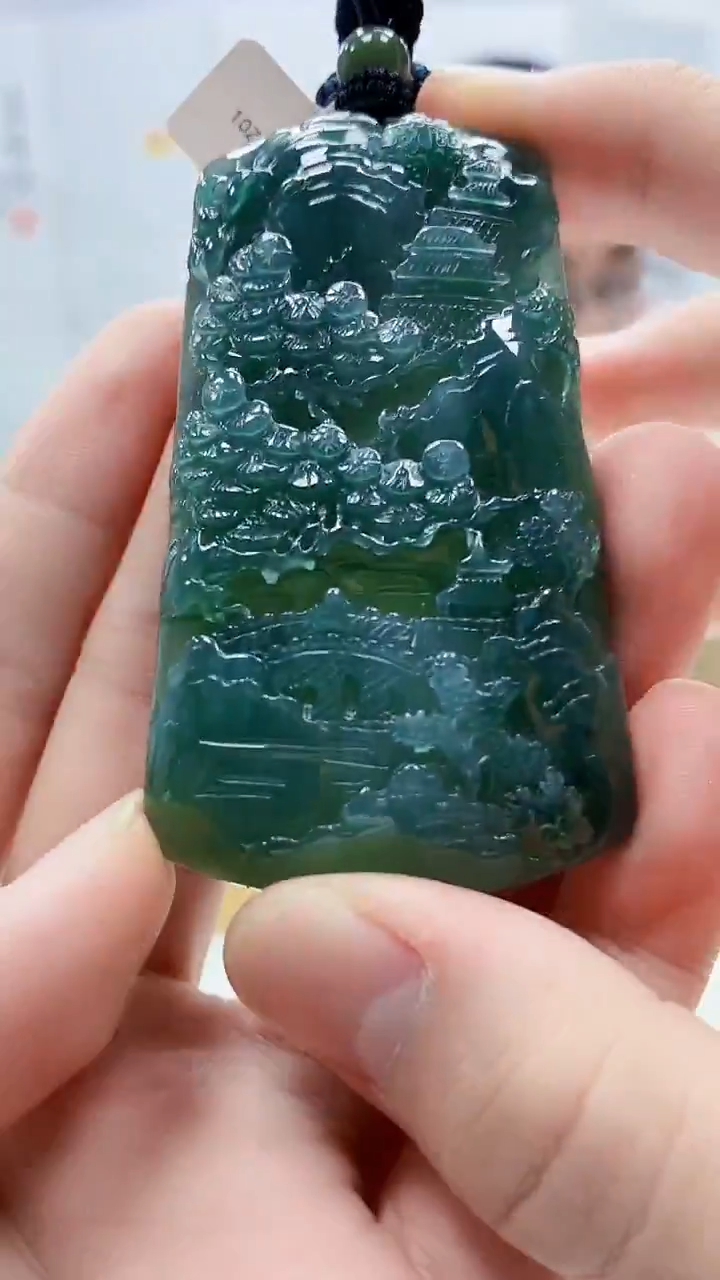 未镶嵌定制翡翠5167bb-毛货挂件57