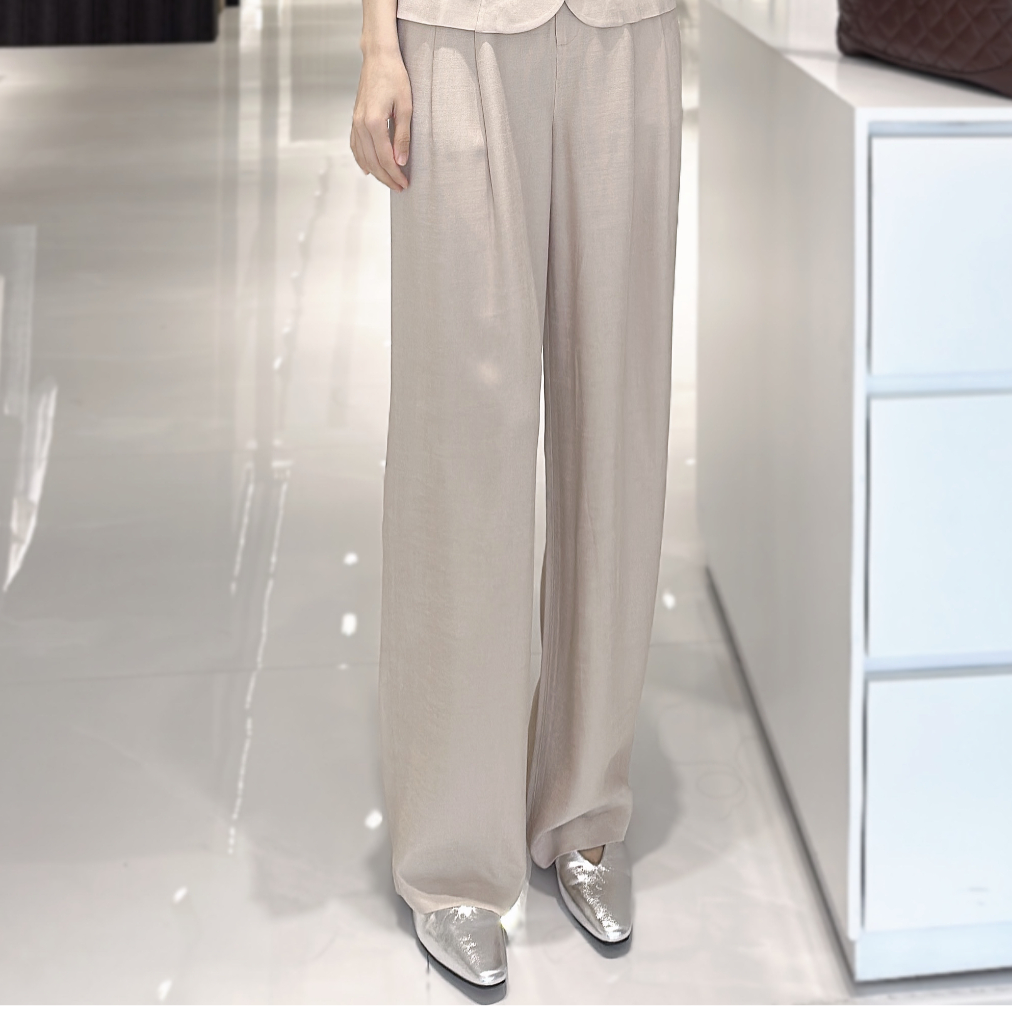 思慕缇宽松直筒裤