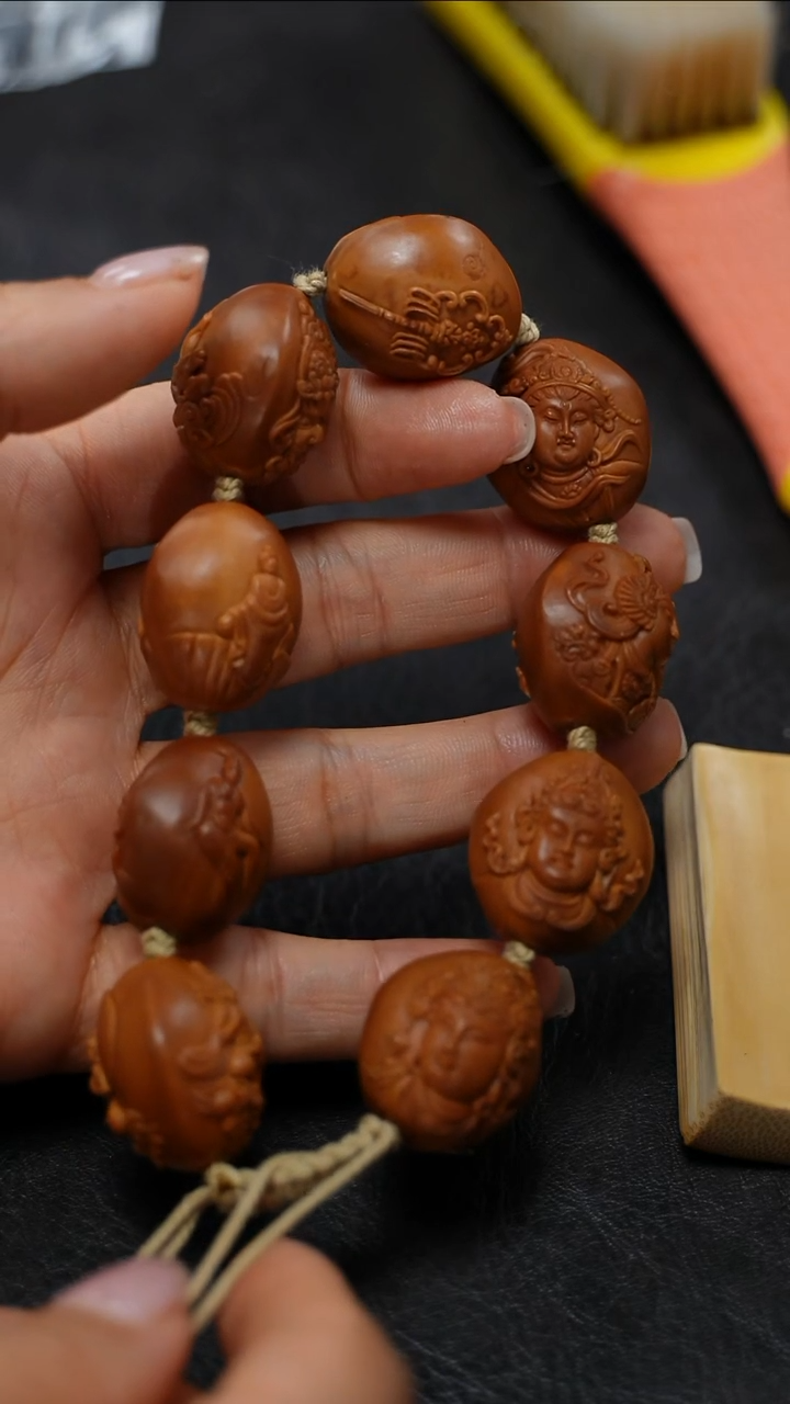 橄榄核手串/手链丸**爸九林核雕
