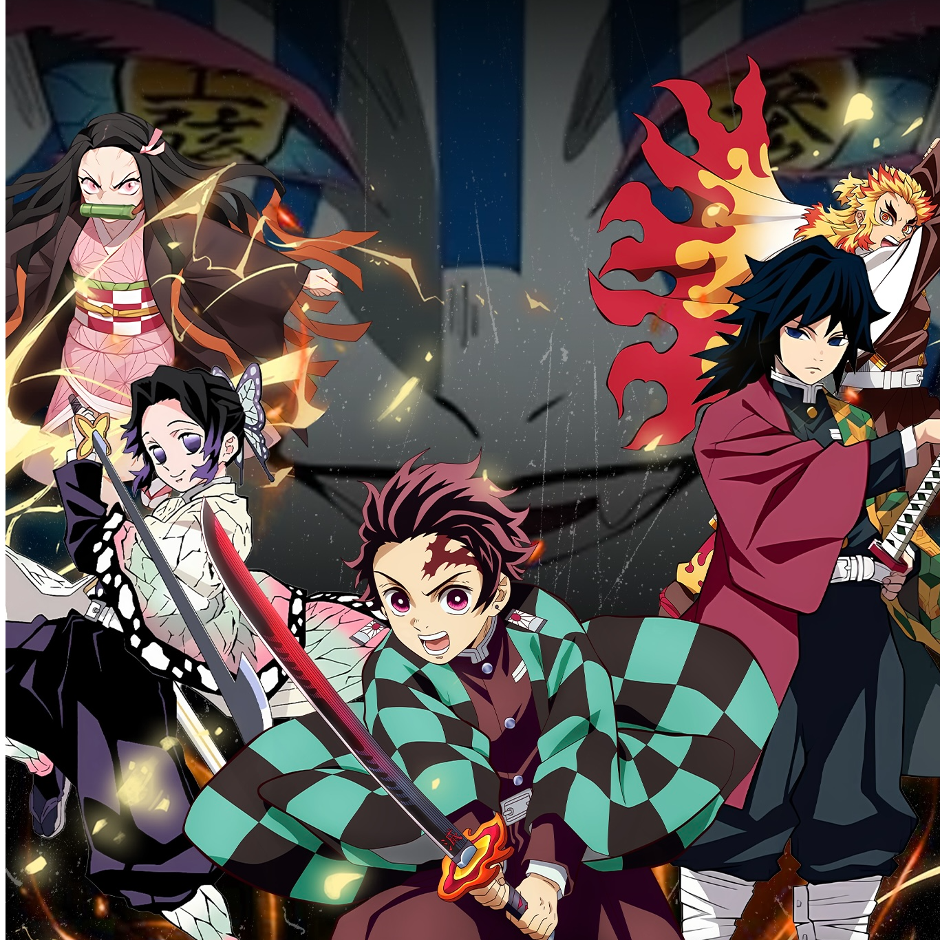 【玩法】panda文创鬼灭之刃金属邮票国产二创卡牌盲盒（绿豆糕代拆）