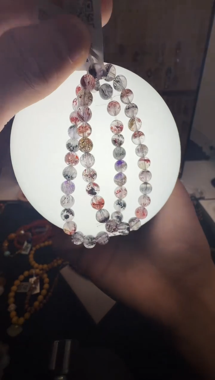 未镶嵌手链水晶村0171 约7mm 多样性发一件