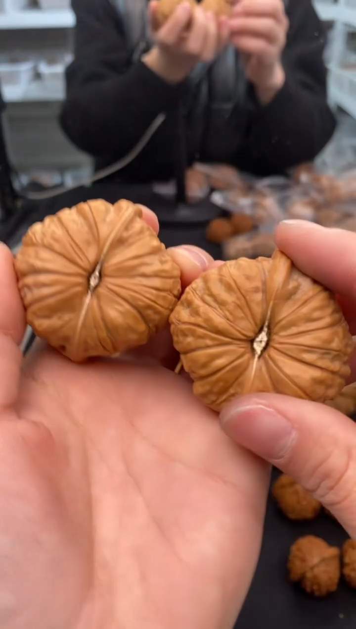 【闪购商品】文玩核桃把件南瓜墩43-u233