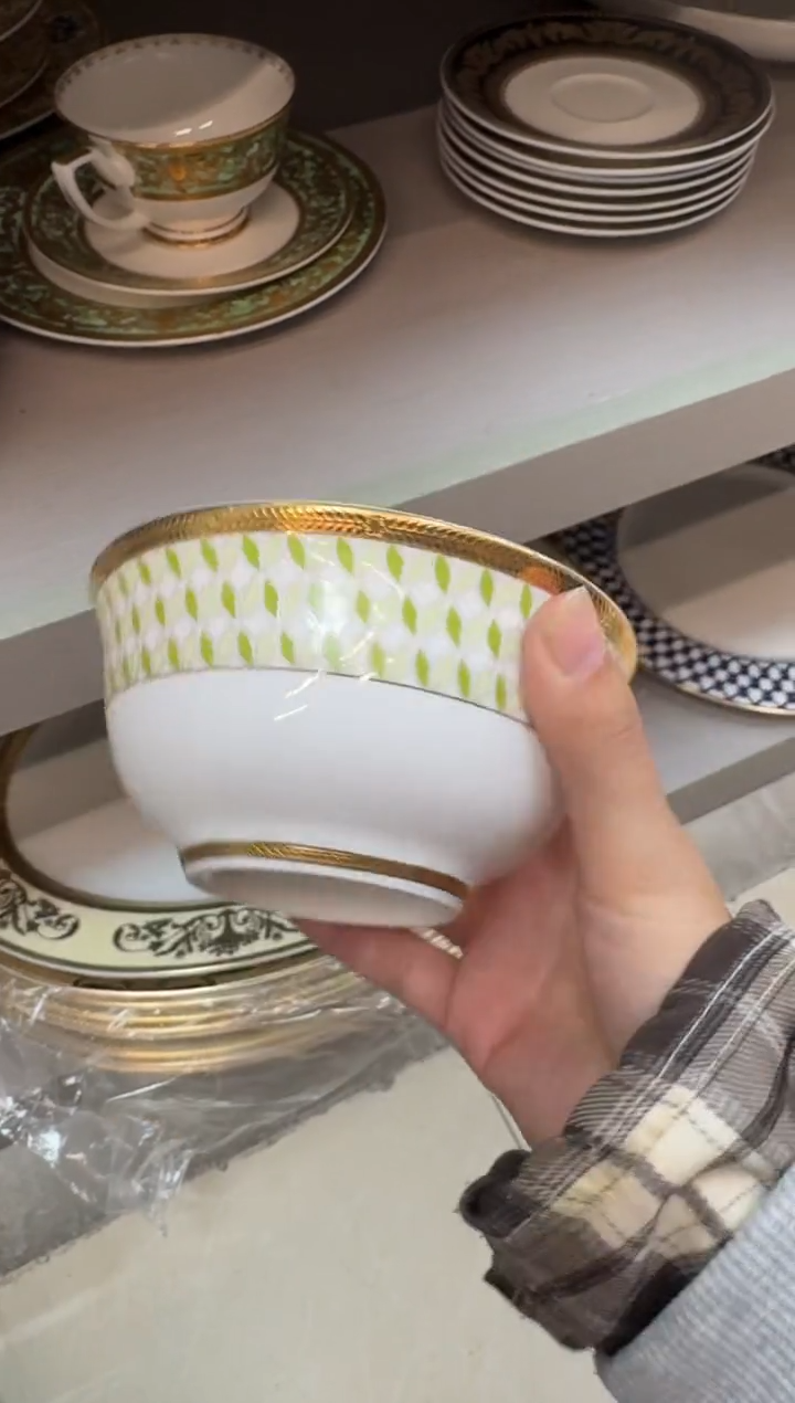 【闪购商品】瓷片4.5英寸饭碗 福利款 微瑕2个