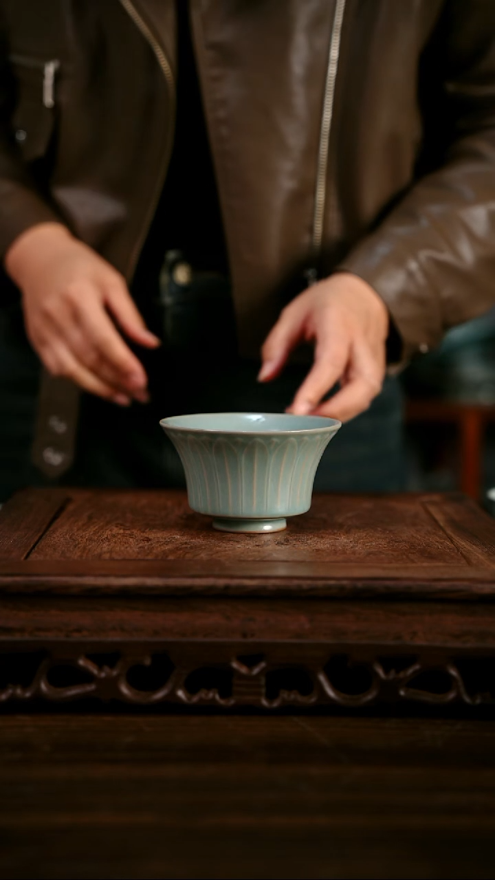 杯子陶青霁汝窑仿古釉 1 111