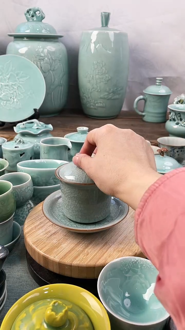 【闪购商品】礼盒差价 特价 微瑕 慧仙青瓷