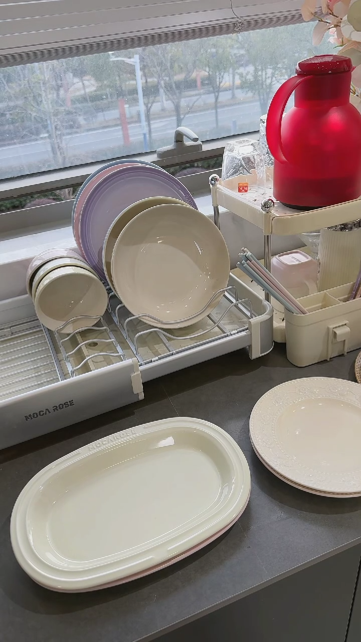 【闪购商品】瓷碗架56.5*30.5*12.4cm-白