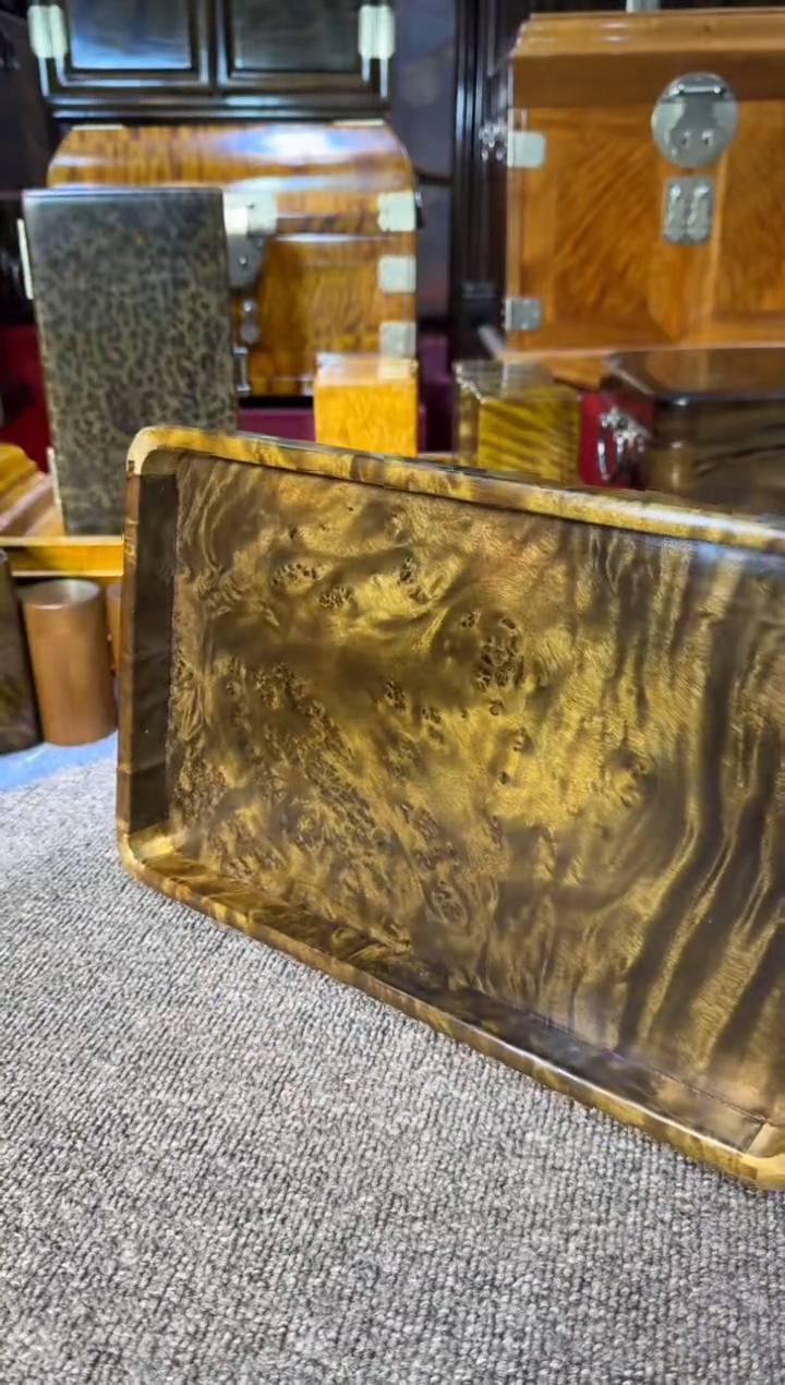 【闪购商品】乌木类成套家具阴沉木盘子