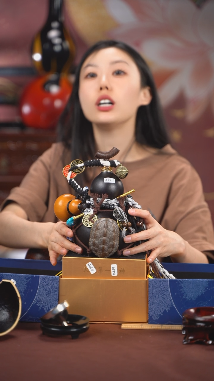 【闪购商品】472号500ml左右非遗漆器酒葫芦