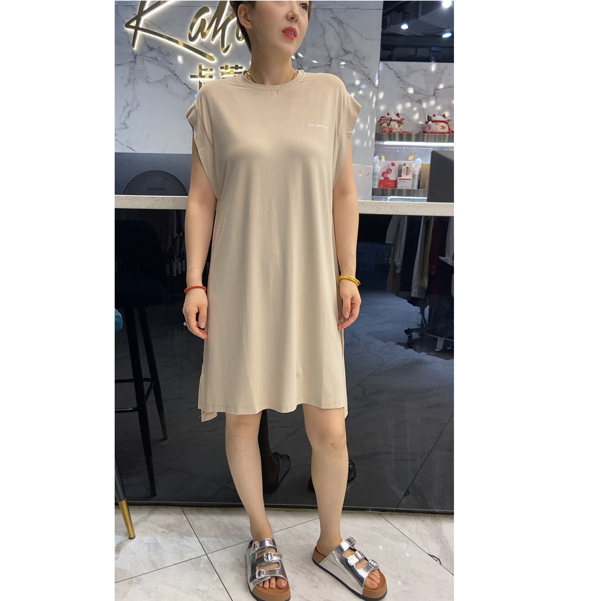 【卡蔻】24120竹纤维女士高品质睡衣连衣裙