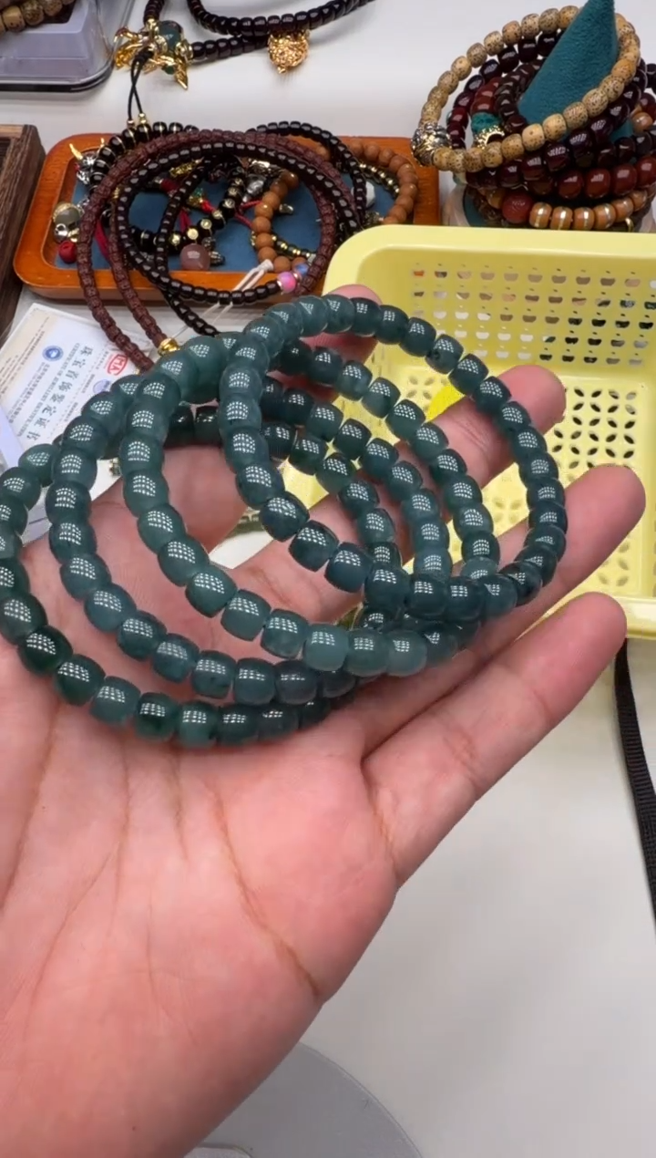 未镶嵌手串翡翠微料32号