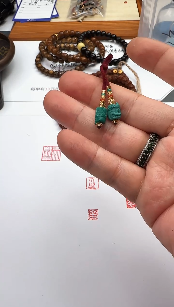 【闪购商品】绿松石配饰18K金镶嵌绿松石 配饰