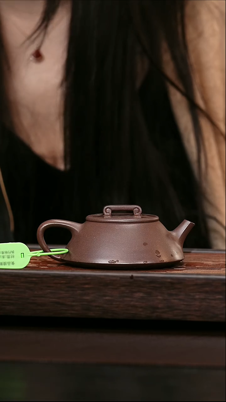 茶壶紫砂原矿紫砂壶  如意石瓢 