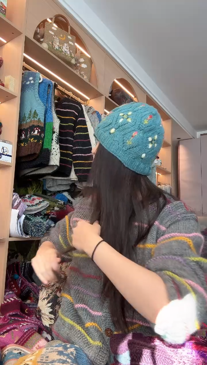 羊毛美利奴湖蓝色韩系