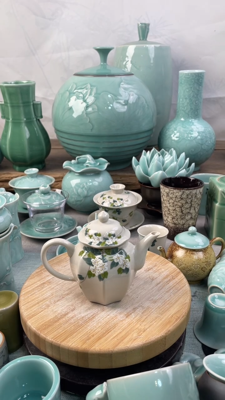 【闪购商品】特价福利 微瑕 慧仙青瓷