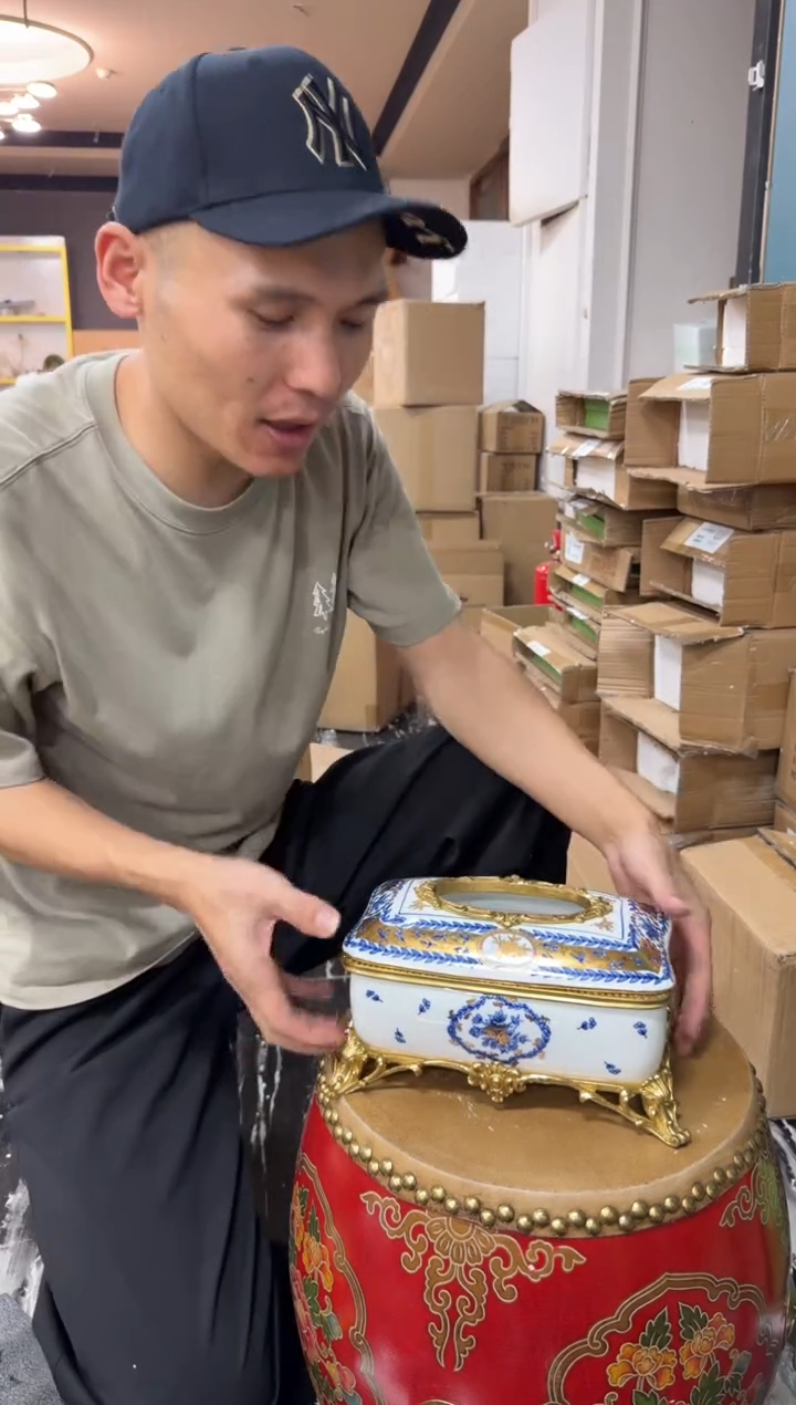 黄铜黛姿家居装饰品摆件  