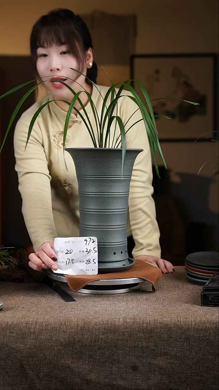 【闪购商品】紫砂花盆紫砂花盆972+z