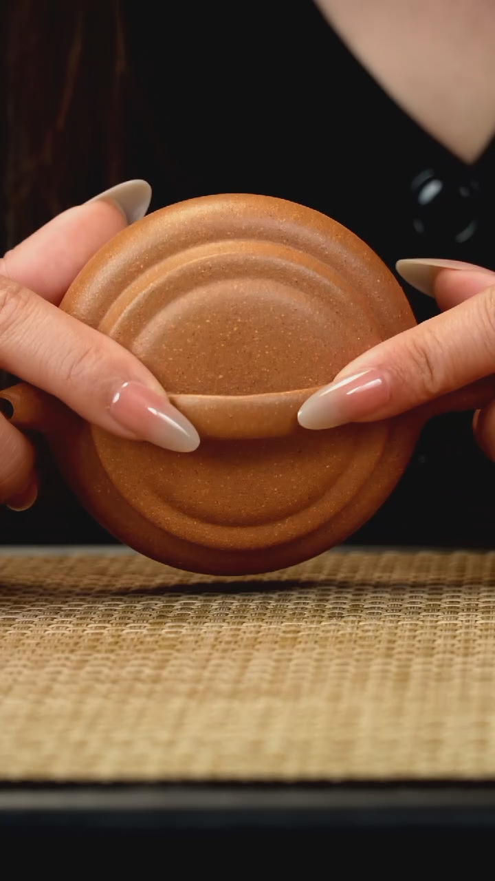 【闪购商品】紫砂茶壶黄降坡一页汉瓦150c