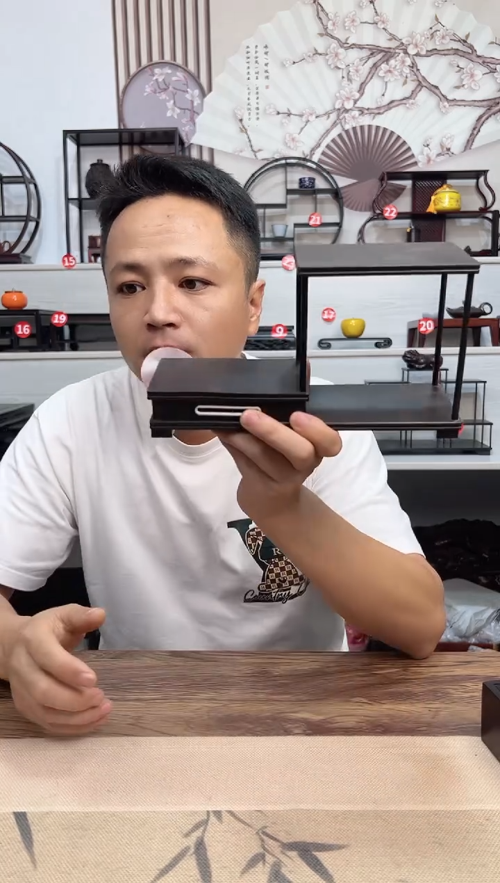 东非黑黄檀（紫光檀）高低架