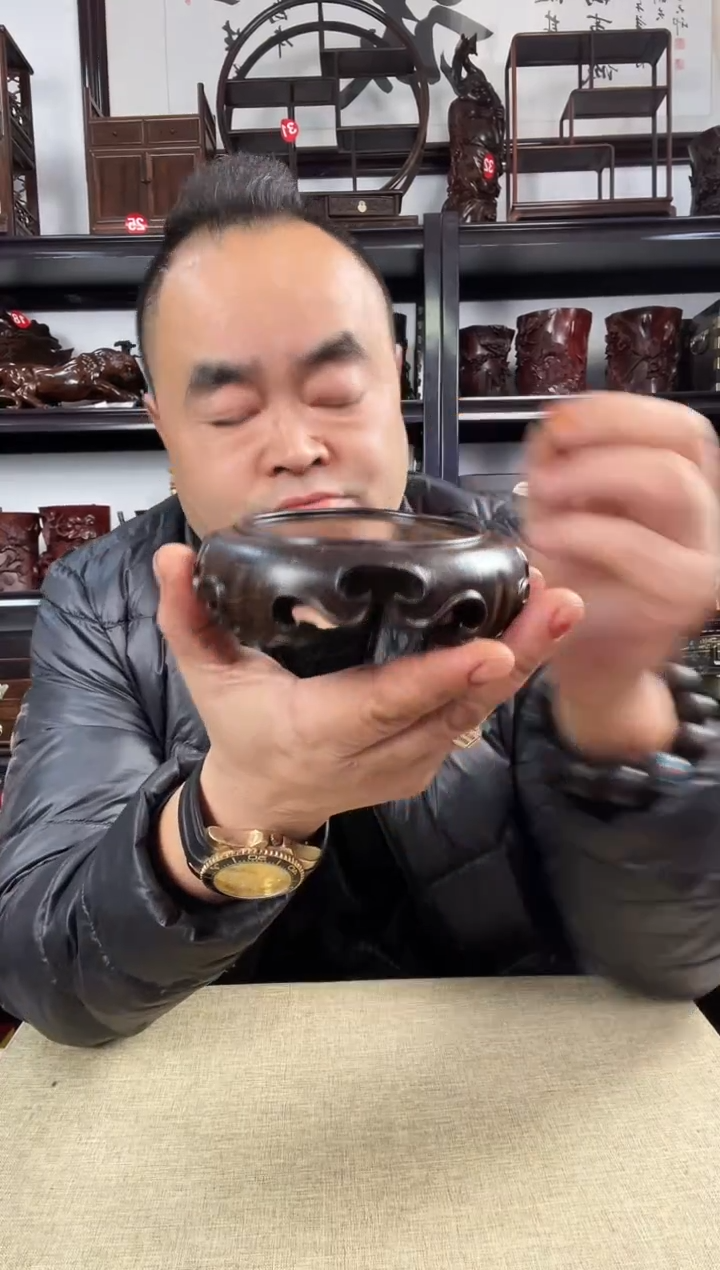 木老李红木工艺品小卷