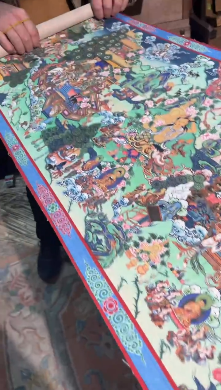 卷轴画东东唐卡tk16