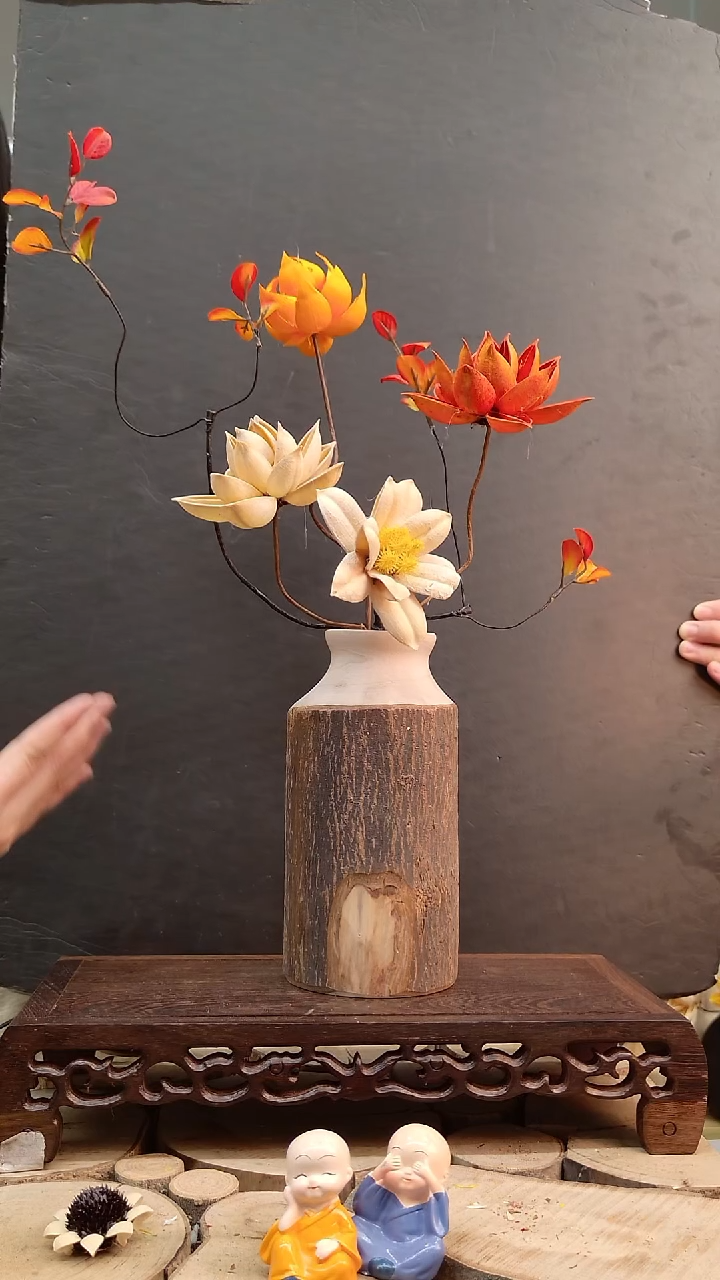 木实木花瓶直播间间